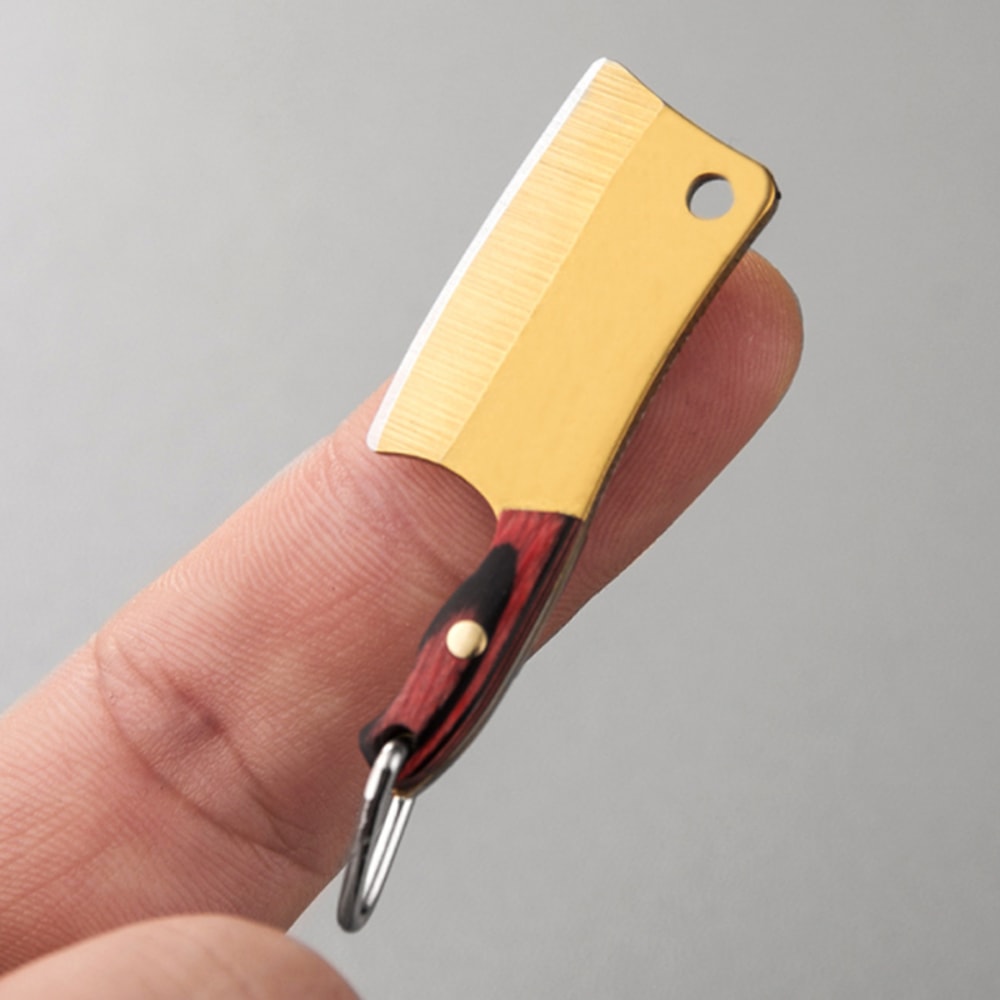 Ultra Compact Keychain Knife Portable Mini Fixed Blade Pocket Knife Peeler 9