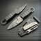 Compact Survival Pocket Knife with Sheath High Hardness Tool for Camping & Outdoor Use