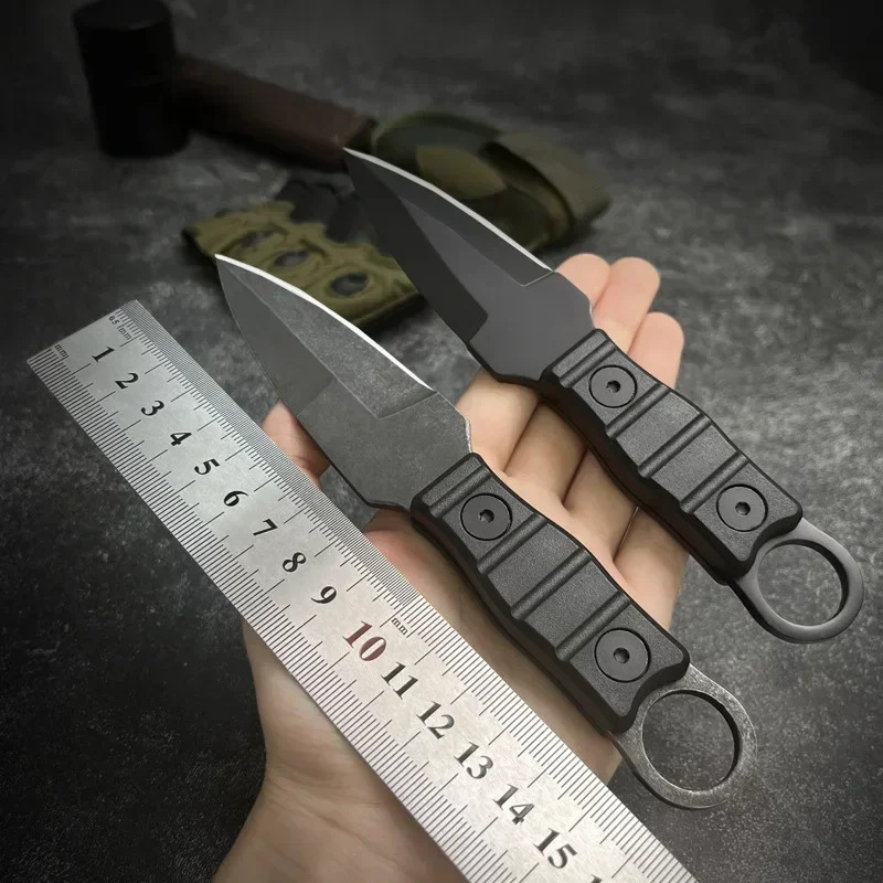 Compact Survival Pocket Knife with Sheath High Hardness Tool for Camping & Outdoor Use