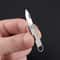 Compact Titanium Alloy Mini Folding Knife with Sharp Steel Blade Portable Knife