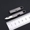 Compact Titanium Alloy Mini Folding Knife with Sharp Steel Blade Portable Knife