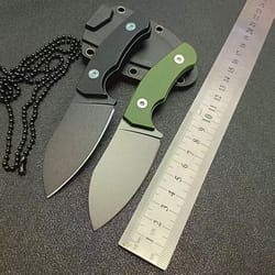ultra durable fixed blade survival knife with sheath outdoor camping & rescue tool