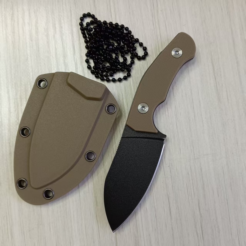 Ultra Durable Fixed Blade Survival Knife with Sheath Outdoor Camping & Rescue Tool