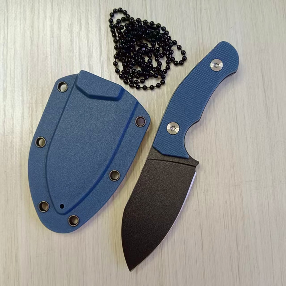 Ultra Durable Fixed Blade Survival Knife with Sheath Outdoor Camping & Rescue Tool