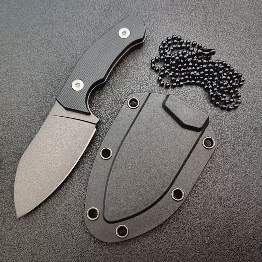 Ultra Durable Fixed Blade Survival Knife with Sheath Outdoor Camping & Rescue Tool