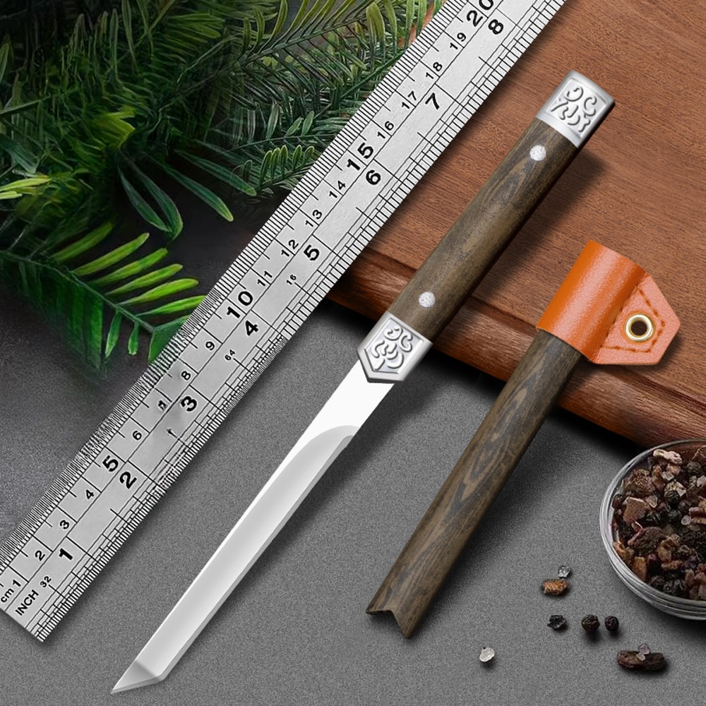 Premium Stainless Steel Mini Utility Knife Portable Fruit Meat Cutting Knife 1