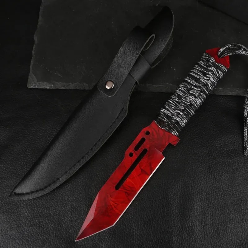 Tactical Outdoor Knife High Hardness Stainless Steel For Camping Climbing 0