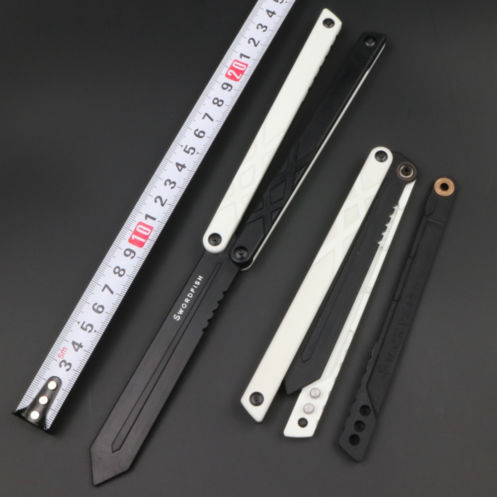 SwordFish Balisong Trainer Butterfly Knife Trainer with Bushings System