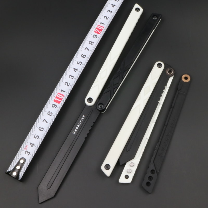 SwordFish Balisong Trainer Butterfly Knife Trainer with Bushings System