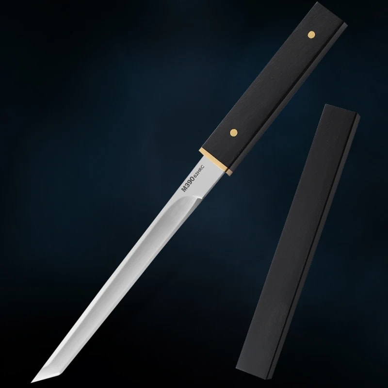 Premium Mongolian Forged Meat Cleaver Knife Stainless Steel Boning Knife With Protective Sheath 4