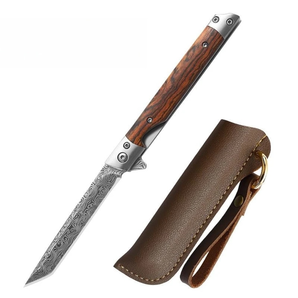 Premium Outdoor Pocket Knife Stainless Steel Folding Multi Functional Knife 4