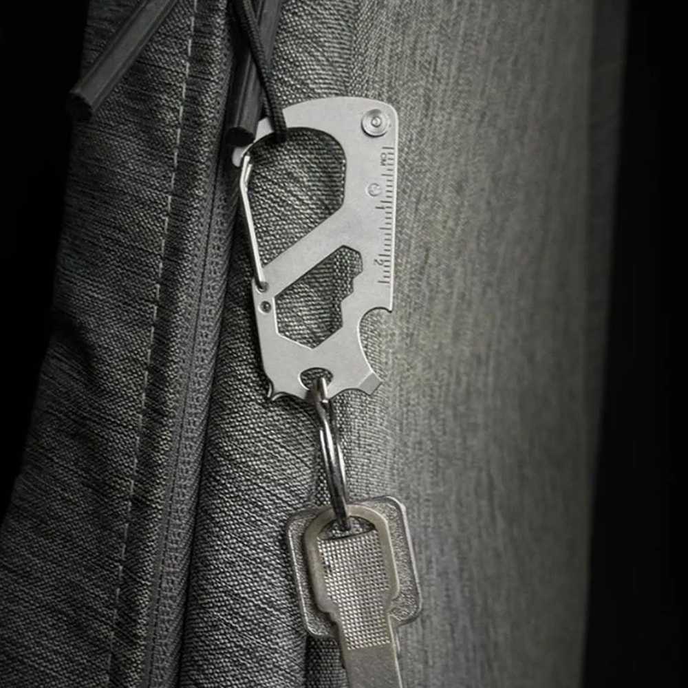 Premium Multi Functional Keychain Folding Knife Stainless Steel Portable Tool 3
