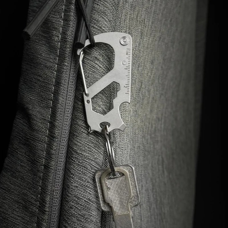 Premium Multi Functional Keychain Folding Knife Stainless Steel Portable Tool 3