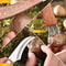 Multifunctional Folding Mushroom Knife Stainless Steel Outdoor Tool 2