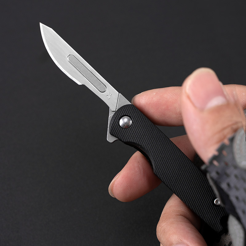 Mini Folding Scalpel Pocket Knife For Glass Outdoor Use 1