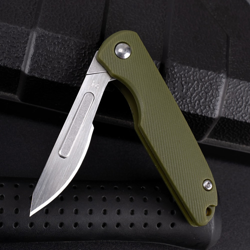 Mini Folding Scalpel Pocket Knife For Glass Outdoor Use 4