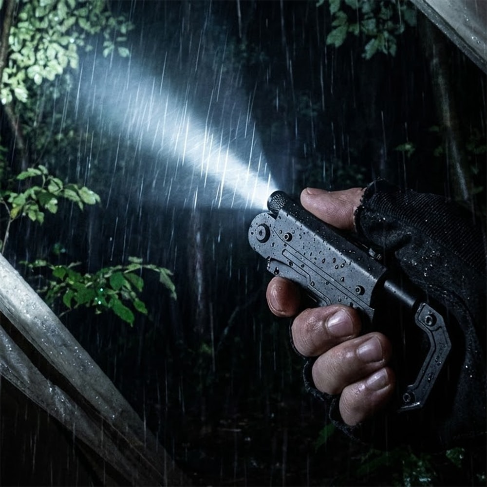 Tactical Outdoor Multi Tool with Folding Pocket Carabiner & Survival Camping Knife