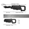 Tactical Outdoor Multi Tool with Folding Pocket Carabiner & Survival Camping Knife