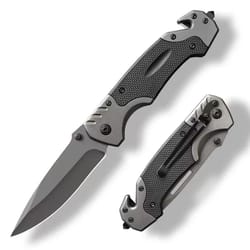 tactical camping pocket knife & outdoor survival knife compact knife with folding defense blade