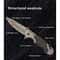 Tactical Camping Pocket Knife & Outdoor Survival Knife Compact Knife with Folding Defense Blade