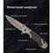 Tactical Camping Pocket Knife & Outdoor Survival Knife Compact Knife with Folding Defense Blade