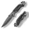 Tactical Camping Pocket Knife & Outdoor Survival Knife Compact Knife with Folding Defense Blade