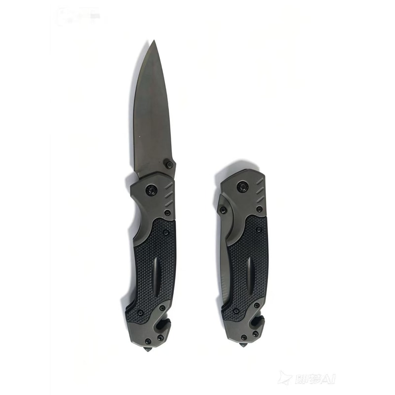 Tactical Camping Pocket Knife & Outdoor Survival Knife Compact Knife with Folding Defense Blade
