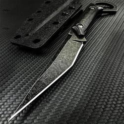 ultimate ranger fixed blade survival knife with sheath outdoor & camping utility tool