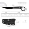 Ultimate Ranger Fixed Blade Survival Knife With Sheath Outdoor Camping Utility Tool 3