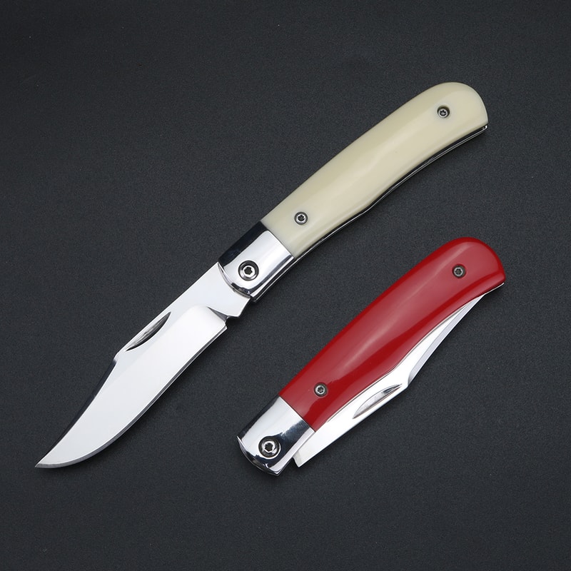 Premium Bull Bone Handle Folding Knife Multifunctional Camping Knife & Outdoor Tool