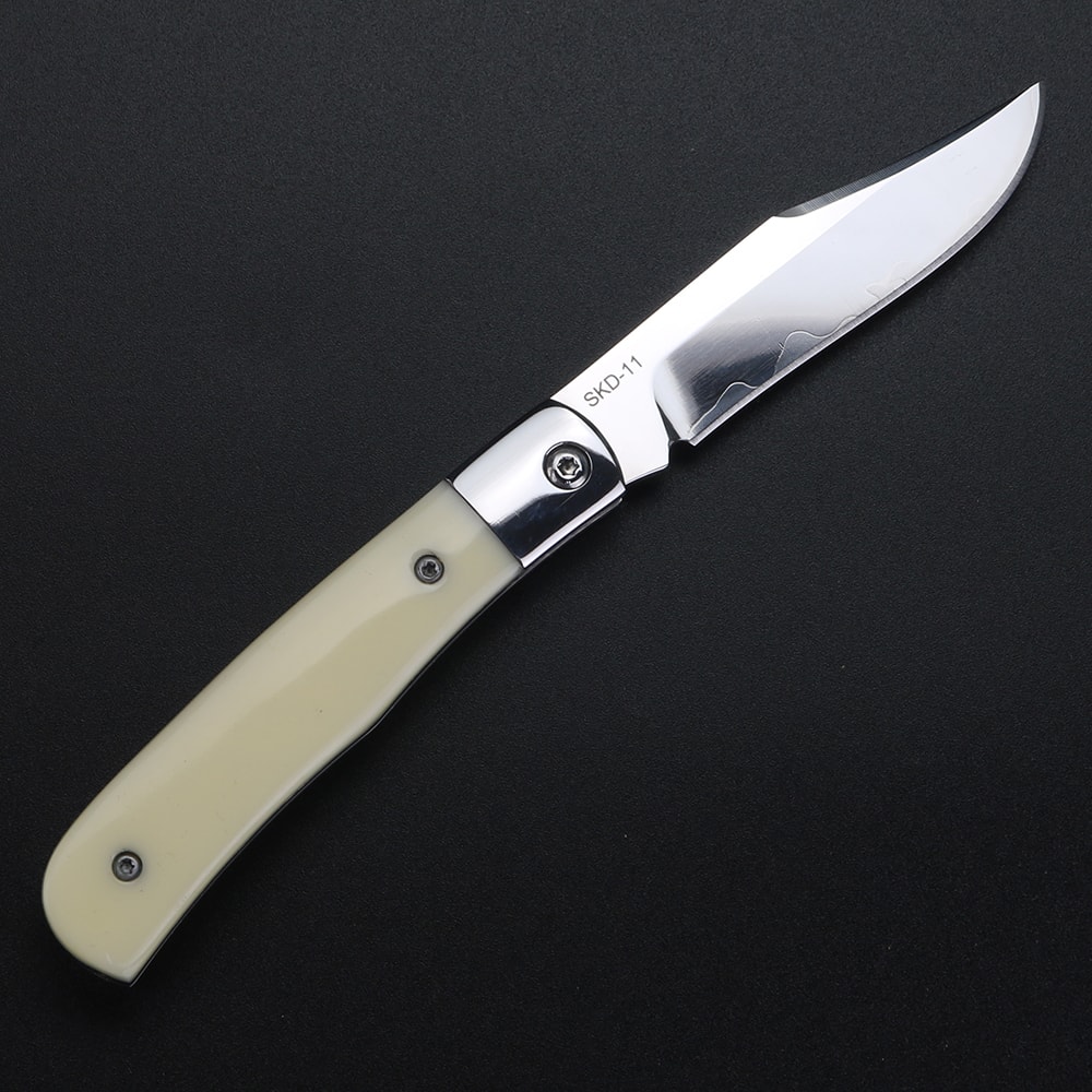 Premium Bull Bone Handle Folding Knife Multifunctional Camping Knife & Outdoor Tool