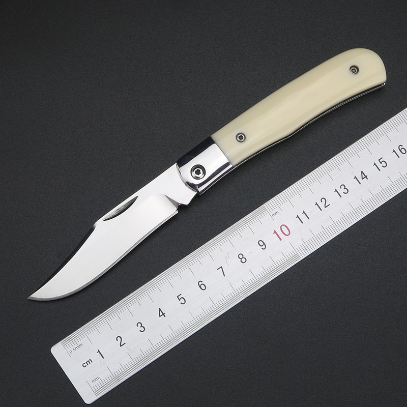 Premium Bull Bone Handle Folding Knife Multifunctional Camping Knife & Outdoor Tool