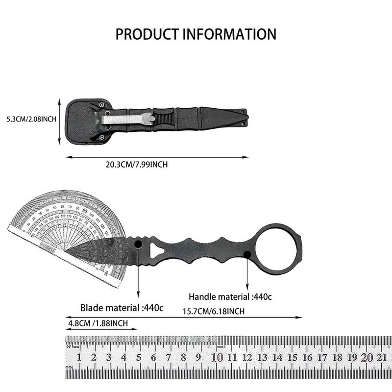 Tactical Mini Fixed Blade Knife for Camping & Outdoor