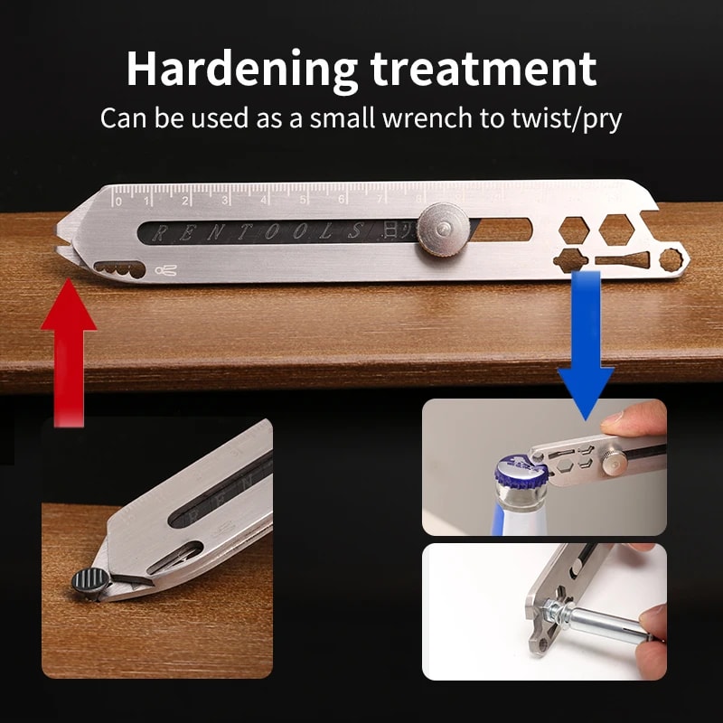 Heavy Duty Utility Knife & Multifunction Tool for Home & Workshop