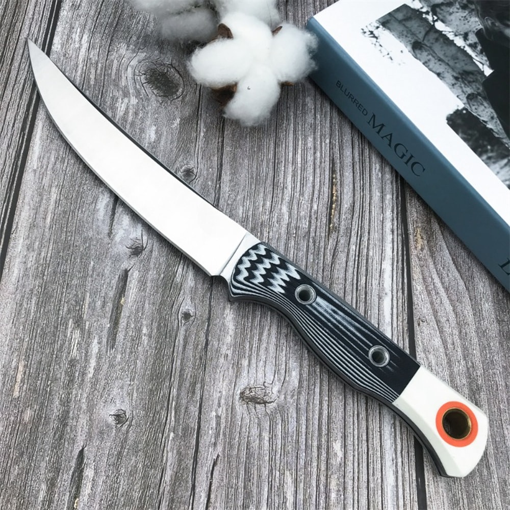 Fixed Blade Knife Premium Survival Knife with Steel & Handle
