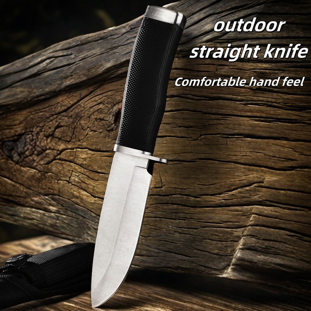 High Hardness Tactical Survival Knife with Nylon Sheath