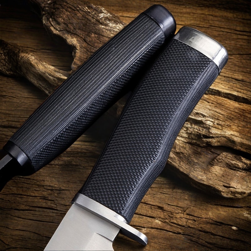 High Hardness Tactical Survival Knife with Nylon Sheath