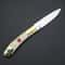 Premium Brass Handle Folding Knife Stainless Steel Pocket Knife, Perfect Gift