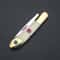 Premium Brass Handle Folding Knife Stainless Steel Pocket Knife, Perfect Gift