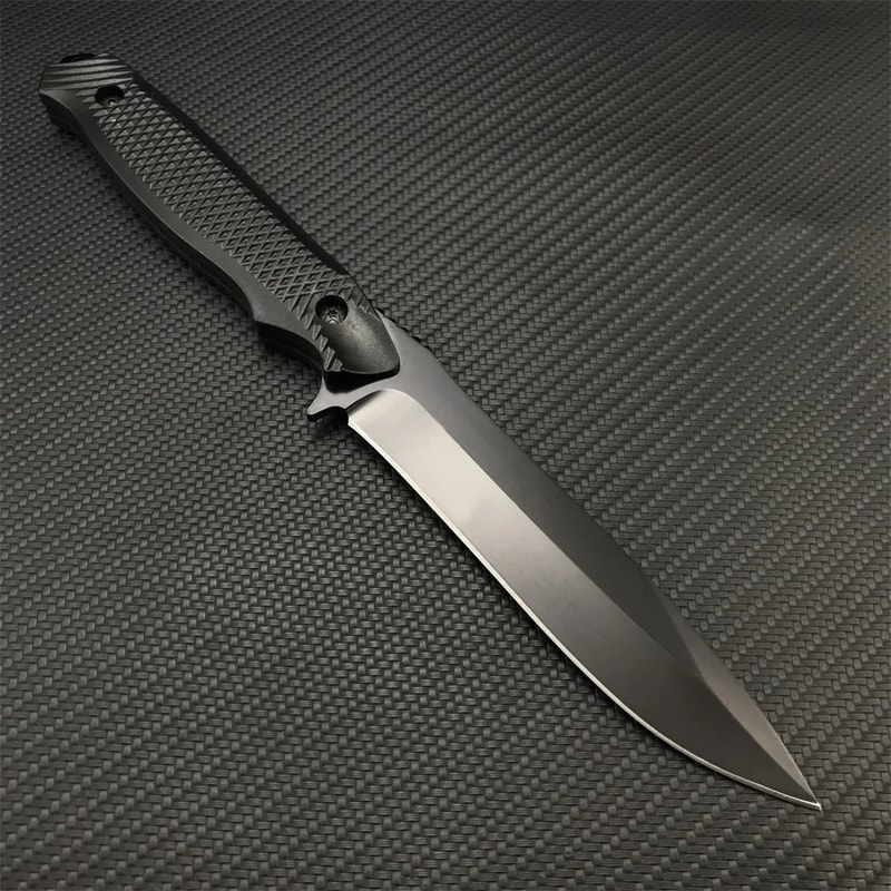 Tactical Outdoor Fixed Blade Knife Rugged Mov Survival & Hunting Tool