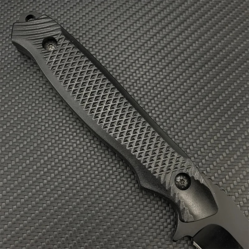 Tactical Outdoor Fixed Blade Knife Rugged Mov Survival & Hunting Tool