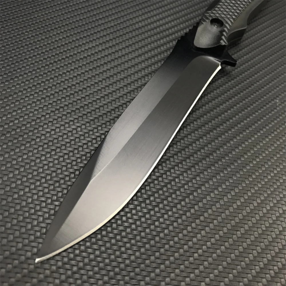 Tactical Outdoor Fixed Blade Knife Rugged Mov Survival & Hunting Tool