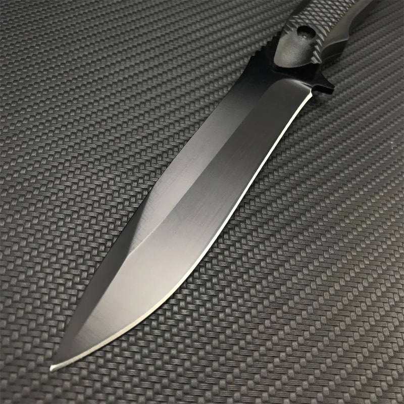 Tactical Outdoor Fixed Blade Knife Rugged Mov Survival & Hunting Tool