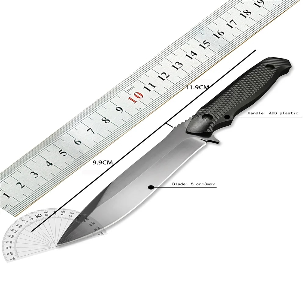 Tactical Outdoor Fixed Blade Knife Rugged Mov Survival & Hunting Tool