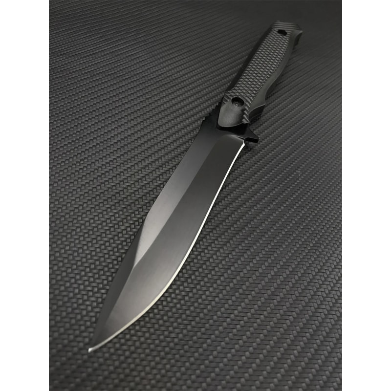 Tactical Outdoor Fixed Blade Knife Rugged Mov Survival & Hunting Tool