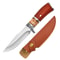 Mahogany Handle Fixed Blade Camping Knife For Outdoor Survival 5