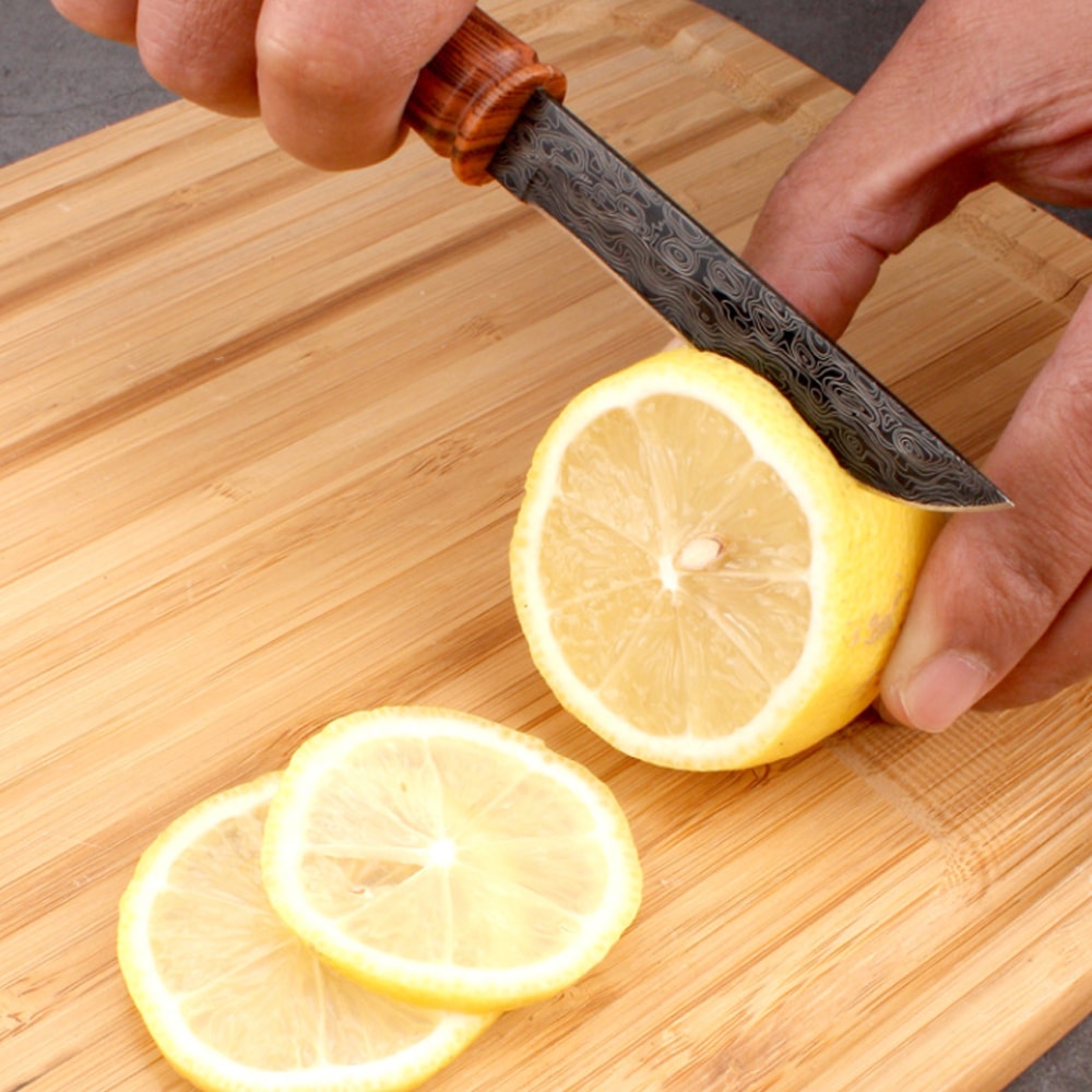 Portable Bamboo Knife Multifunctional Camping & Fruit Cutter