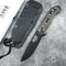 Tactical Fixed Blade Survival Knife with Steel & Handle for Outdoor