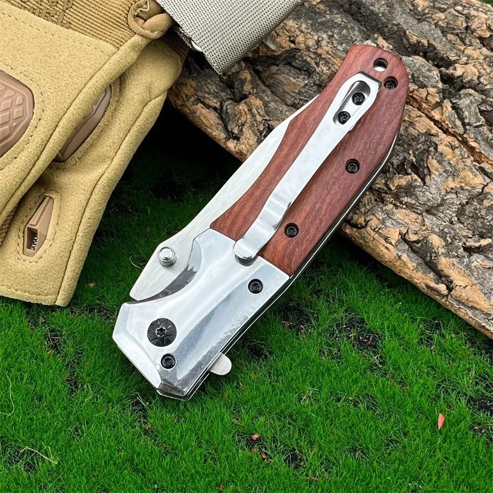 Premium Stainless Steel Folding Pocket Knife Survival Blade 2
