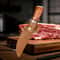 Premium Outdoor & Kitchen Meat Cleaver Knife Heavy Duty Boning & Hunting Knife with Wood Handle